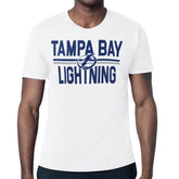 Tampa Bay Lightning Starter Mesh Look Team Name T-Shirt White