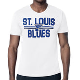 St. Louis Blues Starter Mesh Look Team Name T-Shirt White