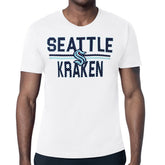 Seattle Kraken Starter Mesh Look Team Name T-Shirt White