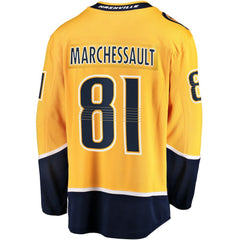 Jonathan Marchessault Nashville Predators Fanatics Breakaway Jersey Gold