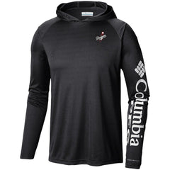 Los Angeles Dodgers Omni-Wick Terminal Tackle Raglan Long Sleeve Hoodie T-Shirt Black | Columbia