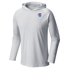 Philadelphia Phillies Omni-Wick Terminal Tackle Raglan Long Sleeve Hoodie T-Shirt White | Columbia