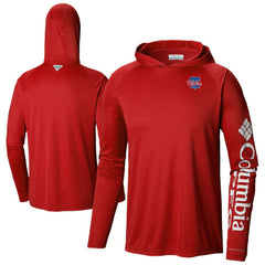 Philadelphia Phillies Omni-Wick Terminal Tackle Raglan Long Sleeve Hoodie T-Shirt Red | Columbia