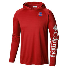 Philadelphia Phillies Omni-Wick Terminal Tackle Raglan Long Sleeve Hoodie T-Shirt Red | Columbia