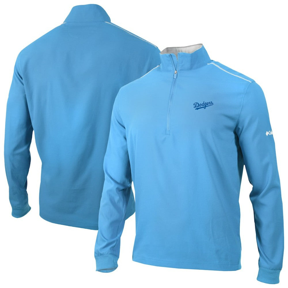Los Angeles Dodgers Omni-Wick Bogey's Paradise Quarter-Zip Top White | Columbia