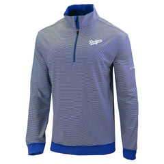 Los Angeles Dodgers Omni-Wick Even Lie Quarter-Zip Pullover Top Royal | Columbia