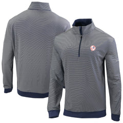 New York Yankees Omni-Wick Even Lie Quarter-Zip Pullover Top Navy | Columbia