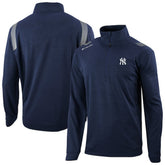 New York Yankees Oakland Downs Omni-Wick Quarter-Zip Top Navy | Columbia