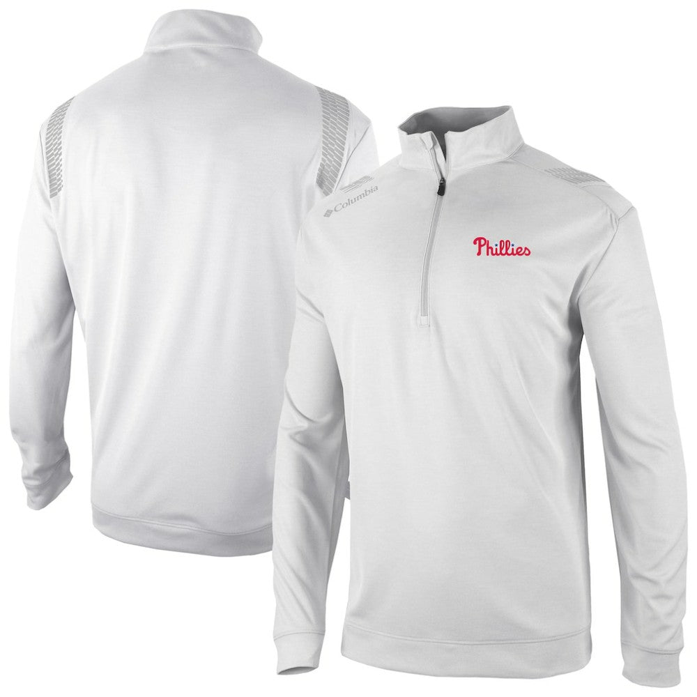 Philadelphia Phillies Oakland Downs Omni-Wick Quarter-Zip Top White | Columbia