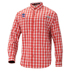 Philadelphia Phillies Super Slack Tide Omni-Wick Button-Up Shirt Red | Columbia