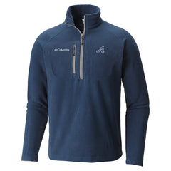 Atlanta Braves Fast Trek III Half-Zip Fleece Pullover Navy | Columbia