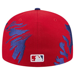 Philadelphia Phillies Retro Pattern 59FIFTY Fitted Hat Red/Royal | New Era