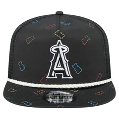 Los Angeles Angels Gummy Golfer Trucker Adjustable Hat Black | New Era