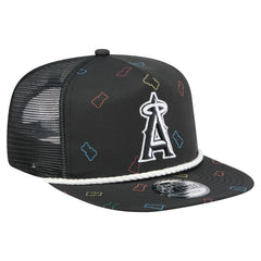 Los Angeles Angels Gummy Golfer Trucker Adjustable Hat Black | New Era