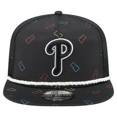 Philadelphia Phillies Gummy Golfer Trucker Adjustable Hat Black | New Era