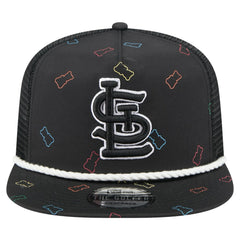 St. Louis Cardinals Gummy Golfer Trucker Snapback Hat Black | New Era