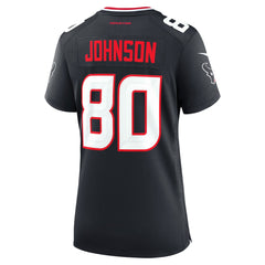 Andre Johnson Houston Texans Women's Team Retired Player Game Jersey - Navy