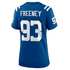 Dwight Freeney Indianapolis Colts Women's Team Retired Player Game Jersey - Royal