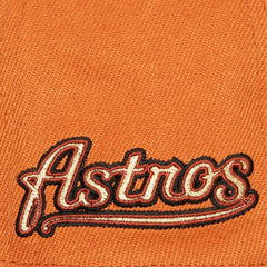 Houston Astros Cooperstown Collection Fitted Hat Orange | Mitchell & Ness