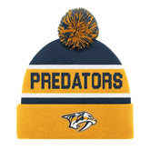 Nashville Predators Starter Cuffed Knit Hat with Pom Gold