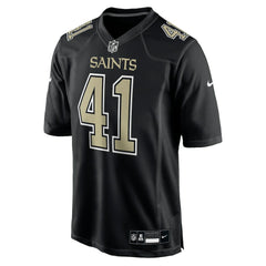 Alvin Kamara New Orleans Saints Fashion Game Jersey - Carbon Black