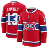 Cole Caufield Montreal Canadiens Fanatics Home Premium Jersey Red