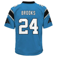 Jonathon Brooks Carolina Panthers Youth Game Jersey - Blue