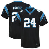Jonathon Brooks Carolina Panthers Youth Game Jersey - Black