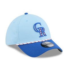 Colorado Rockies 2025 Fourth of July 39THIRTY Flex Hat Light Blue/Blue | New Era
