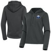 Buffalo Sabres Antigua Women's Contemporary Quarter-Zip Hoodie Pewter