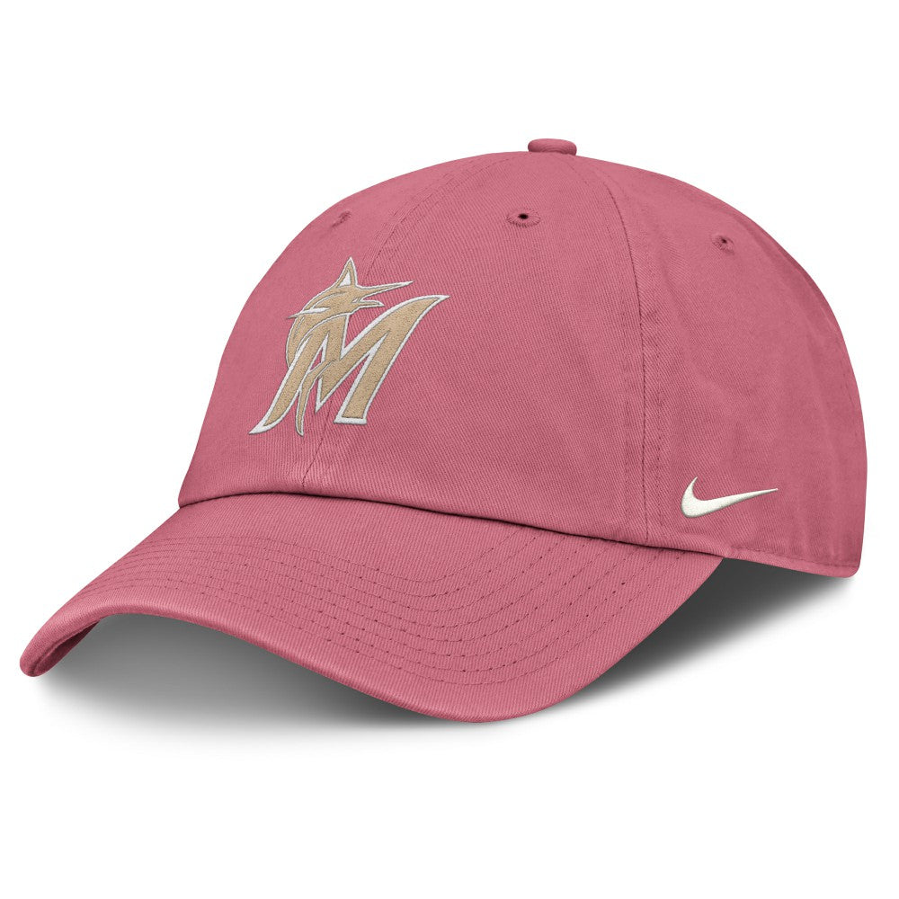 Miami Marlins Unisex Mother's Day Club Adjustable Hat Pink | Nike