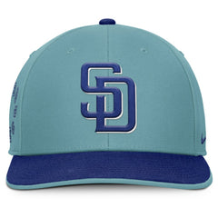 San Diego Padres Father's Day Pro Performance Snapback Hat Turquoise | Nike