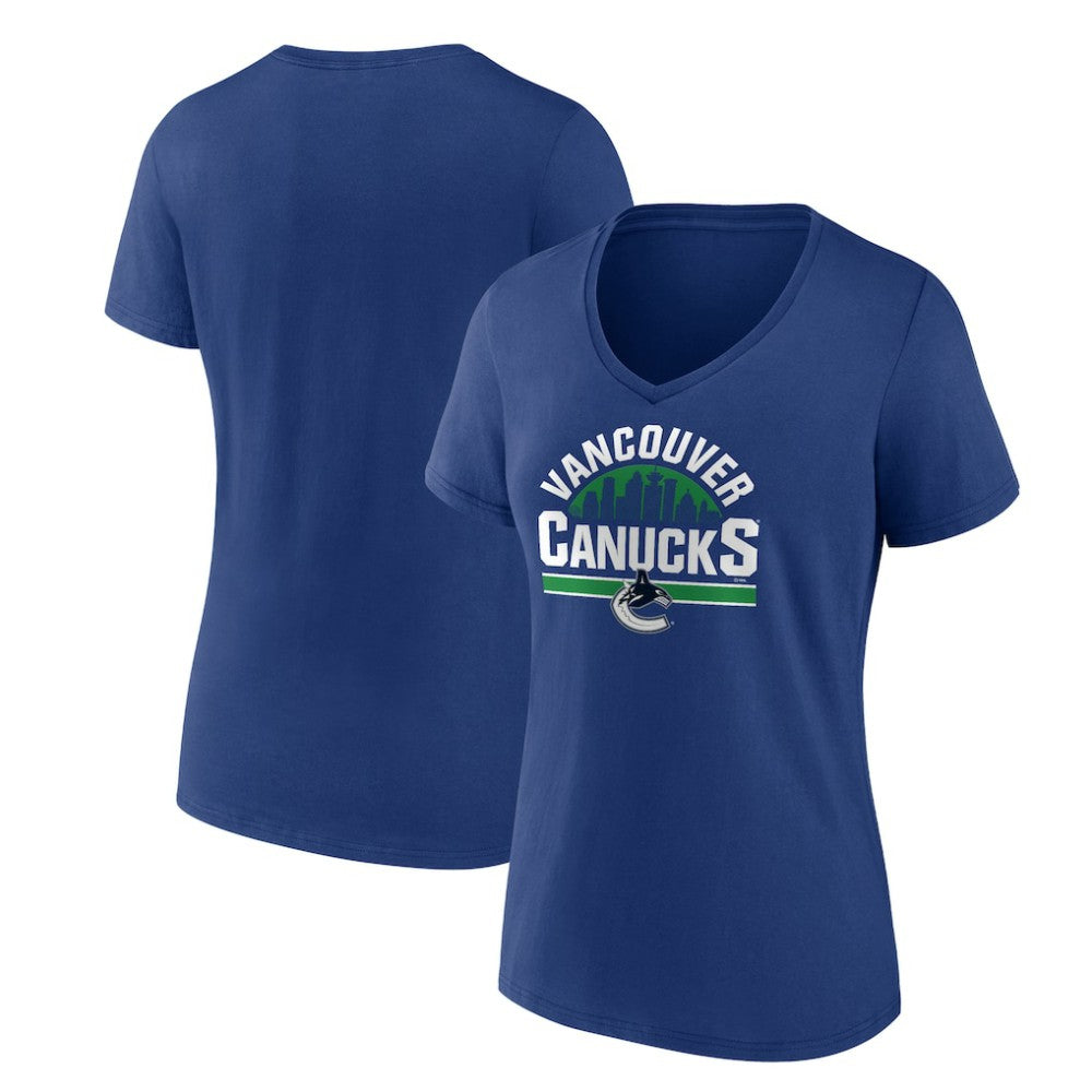 Vancouver Canucks Women's Represent T-Shirt Blue