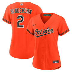 Gunnar Henderson Baltimore Orioles Women's Alternate 2 Replica Jersey - Orange