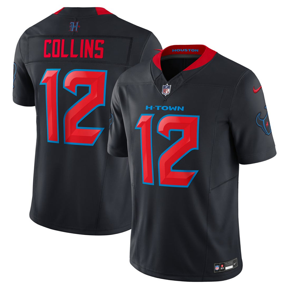 Nico Collins Houston Texans Alternate 2 Vapor F.U.S.E. Limited Jersey - Navy