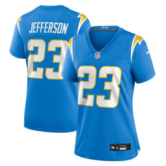 Tony Jefferson Los Angeles Chargers Women's Team Game Jersey - Powder Blue
