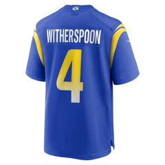 Ahkello Witherspoon Los Angeles Rams Team Game Jersey - Royal
