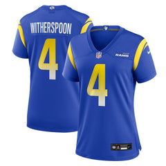 Ahkello Witherspoon Los Angeles Rams Women's Team Game Jersey - Royal