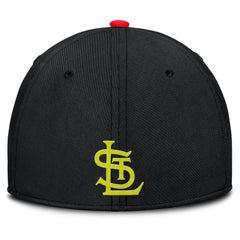 St. Louis Cardinals Neon 90s Rise SwooshFlex Hat Crimson/Black | Nike