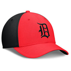 Detroit Tigers Neon 90s Rise SwooshFlex Hat Crimson/Black | Nike