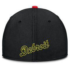 Detroit Tigers Neon 90s Rise SwooshFlex Hat Crimson/Black | Nike