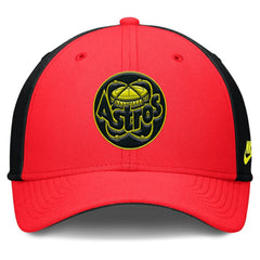 Houston Astros Neon 90s Rise SwooshFlex Hat Crimson/Black | Nike