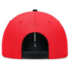 Atlanta Braves Neon 90s Rise Adjustable Hat Crimson/Black | Nike