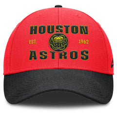 Houston Astros Neon 90s Rise Adjustable Hat Crimson/Black | Nike