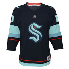 Matty Beniers Seattle Kraken Youth Alternate Replica Player Jersey Navy