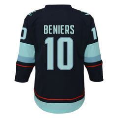 Matty Beniers Seattle Kraken Youth Alternate Replica Player Jersey Navy