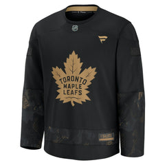 Toronto Maple Leafs Fanatics 2024 Military Appreciation Practice Jersey Black