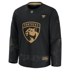Florida Panthers Fanatics 2024 Military Appreciation Practice Jersey Black