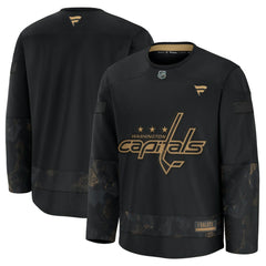 Washington Capitals Fanatics 2024 Military Appreciation Practice Jersey Black