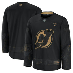 New Jersey Devils Fanatics 2024 Military Appreciation Practice Jersey Black